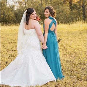 Teal Bridesmaid Dress